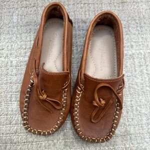 Elephantito Brown Leather Driver Moccasins Driving Loafers 9